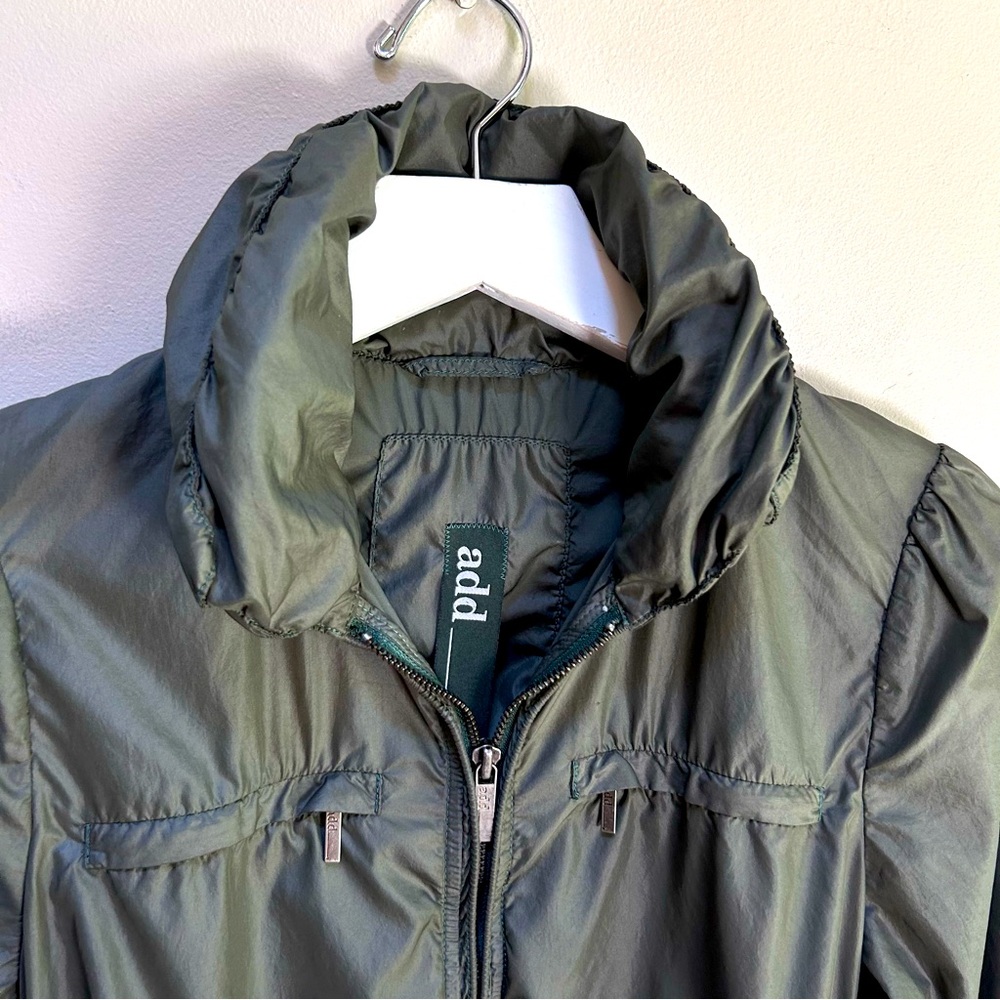 add~ Systems Lightweight Windbreaker Outerwear Full Zip Jacket in size US 4